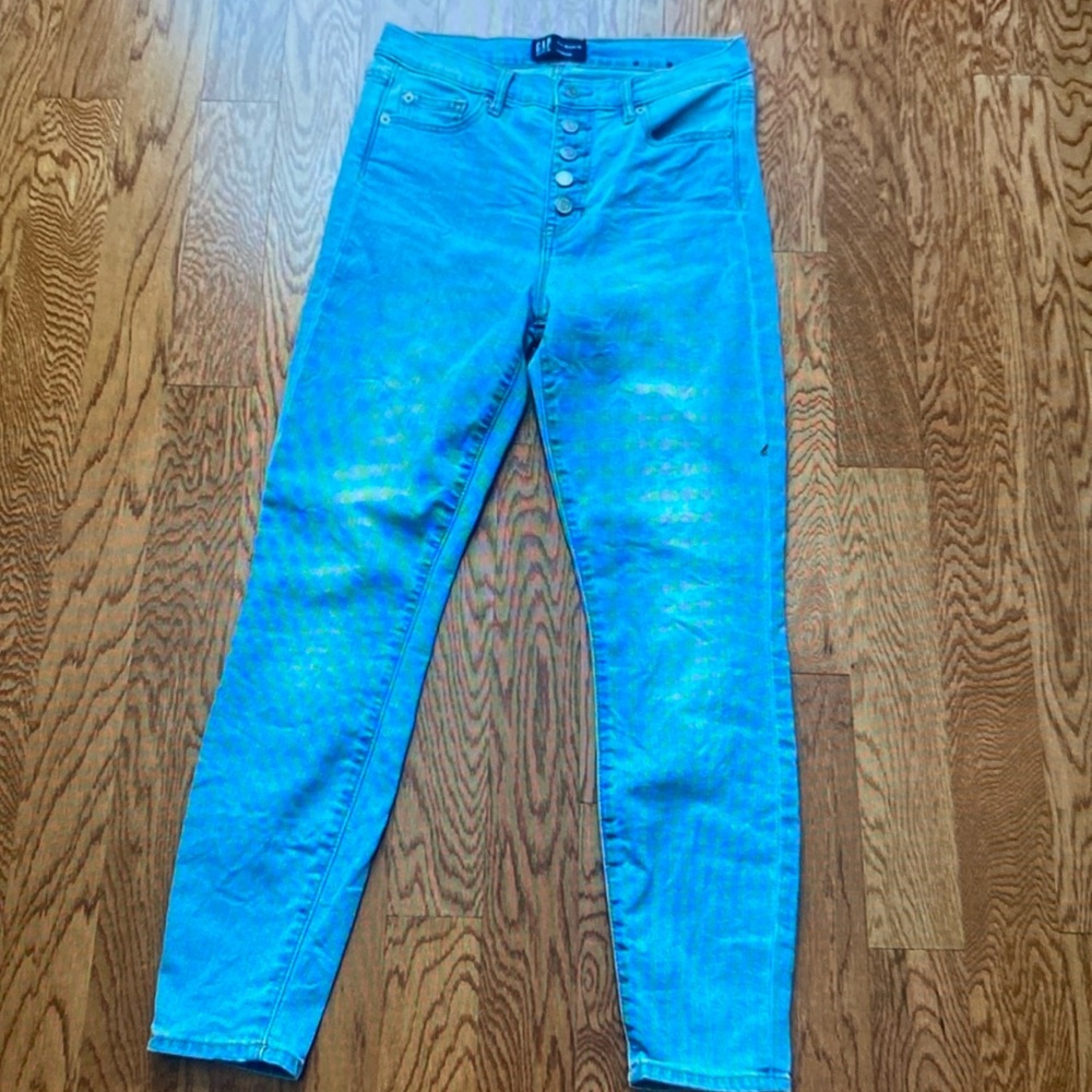 GAP legging denim 4/27 regular buttons
